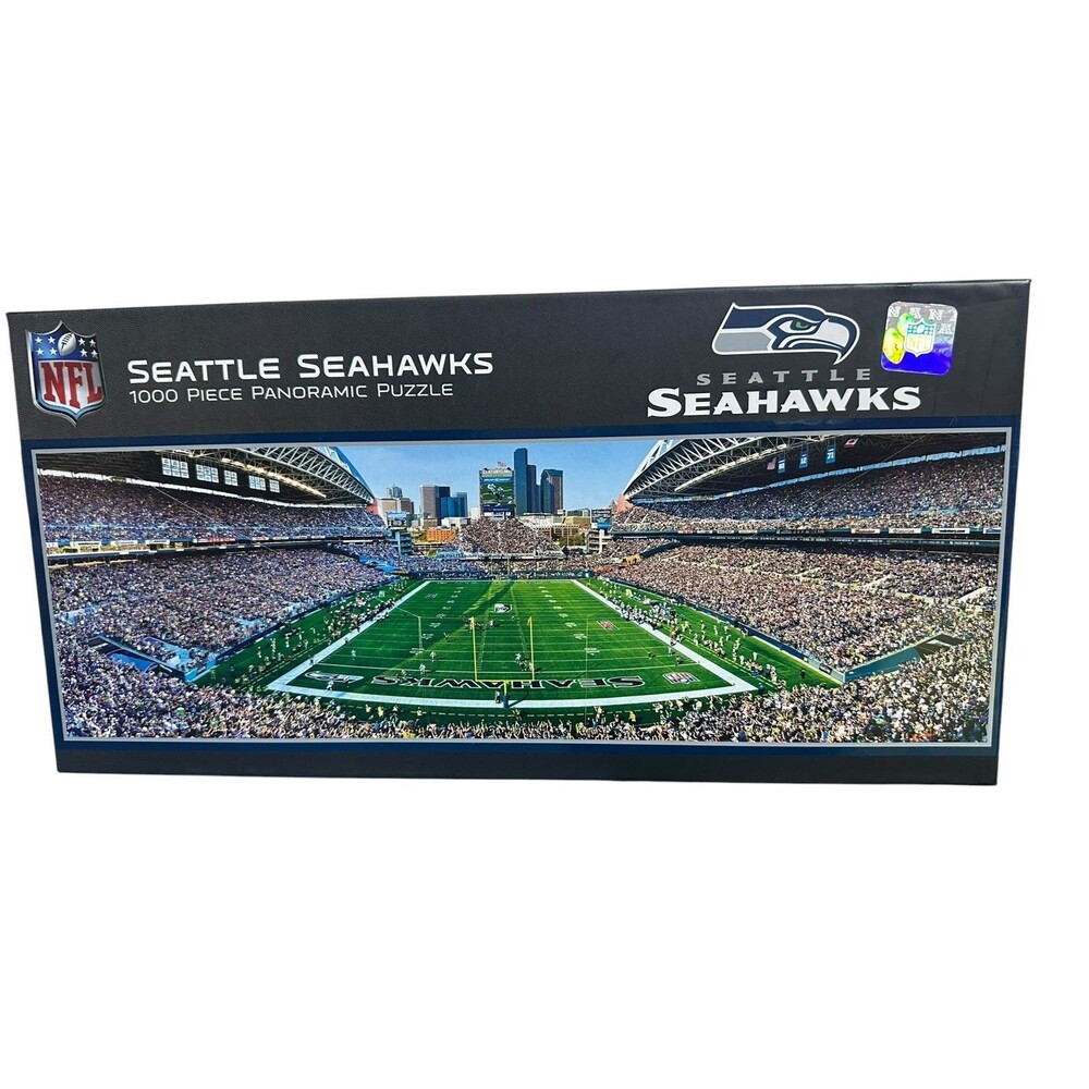 Seattle Seahawks NFL 1000 Piece Panoramic CenturyLink Field Jigsaw Puzzle NEW